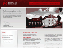 Tablet Screenshot of mortang.dk